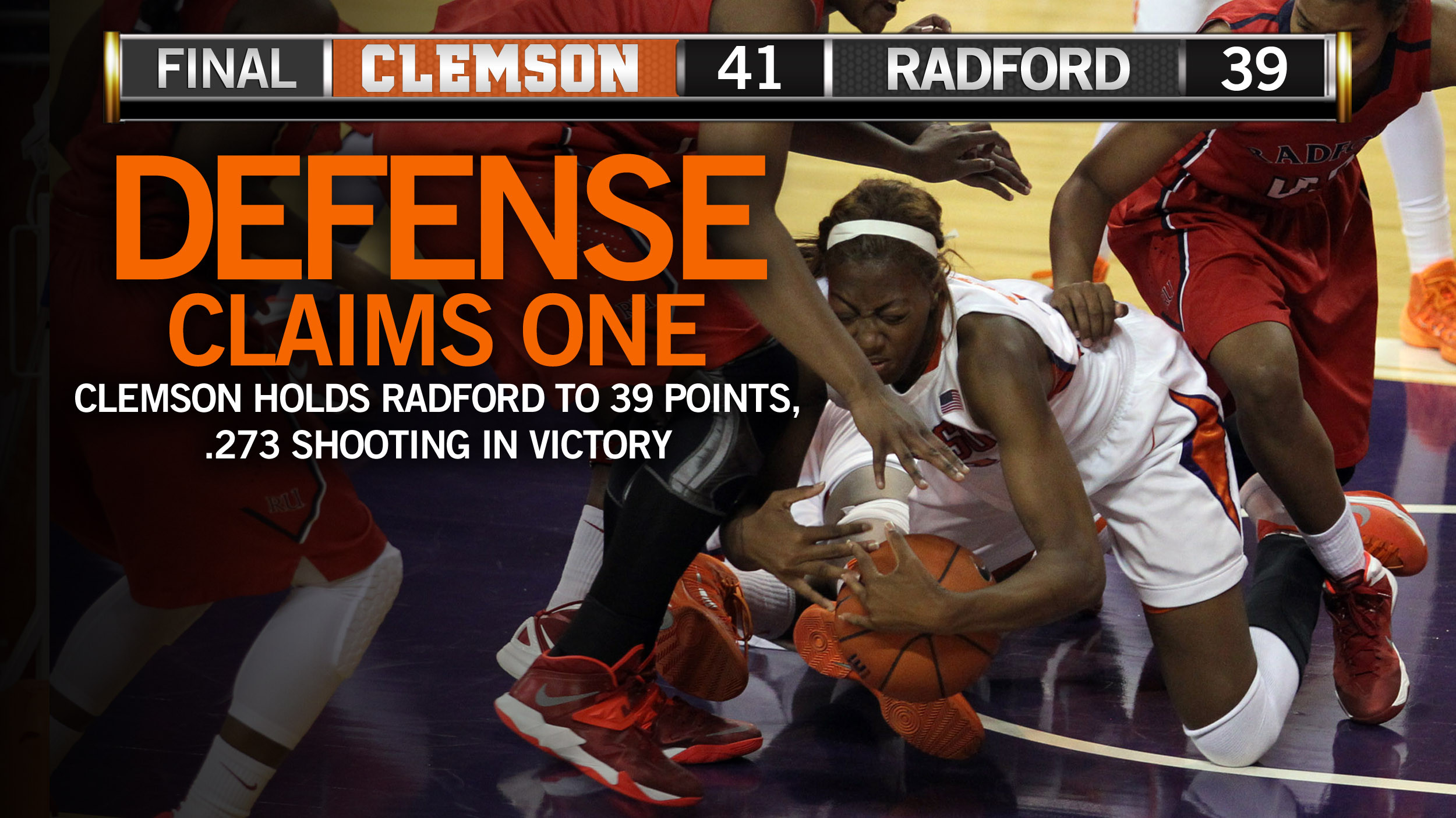 @ClemsonWBB Wins in a Defensive Struggle Wednesday Night
