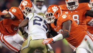 Vic Beasley and Corey Crawford