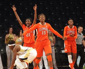 Nikki Dixon, Nyilah Jamison-Myers and Quinyotta Pettaway