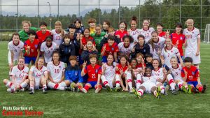 Sheridan and Canada's U-20 Women's National Team faced Korea Republic in two friendlies in June 2014 as part of a training camp in British Columbia.