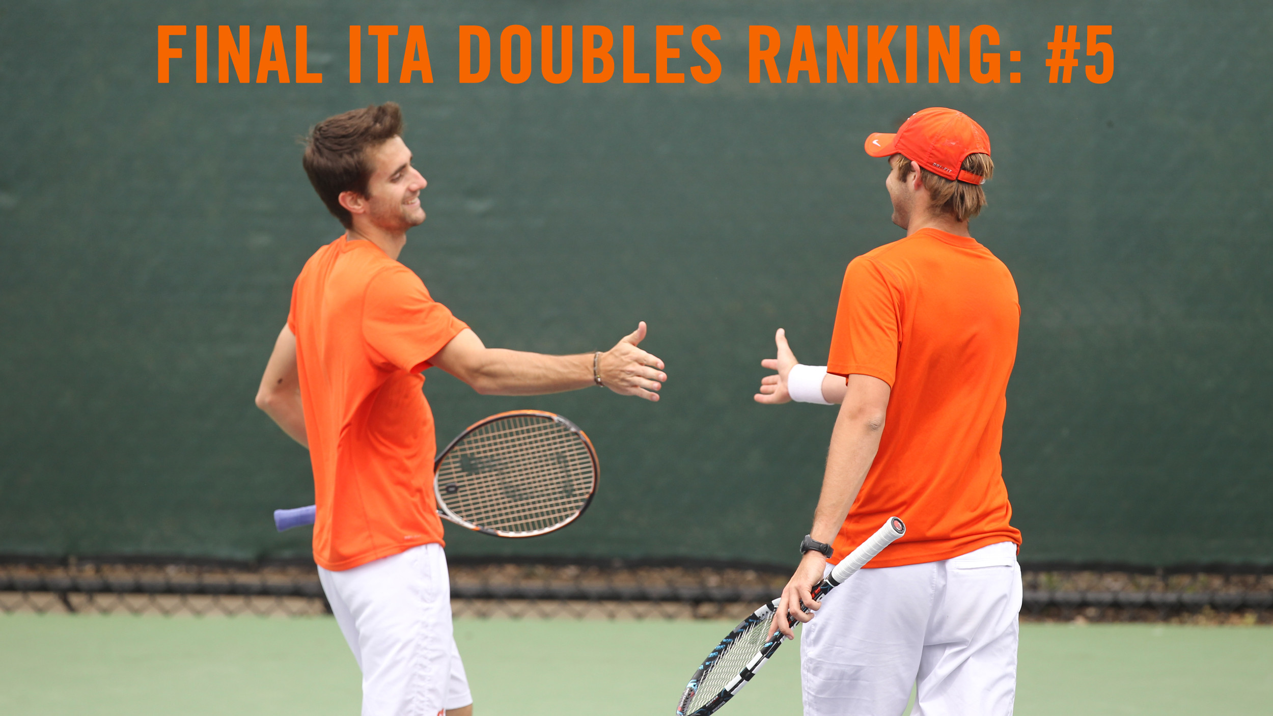 Harrington & Maden Ranked Fifth in Final Doubles Poll