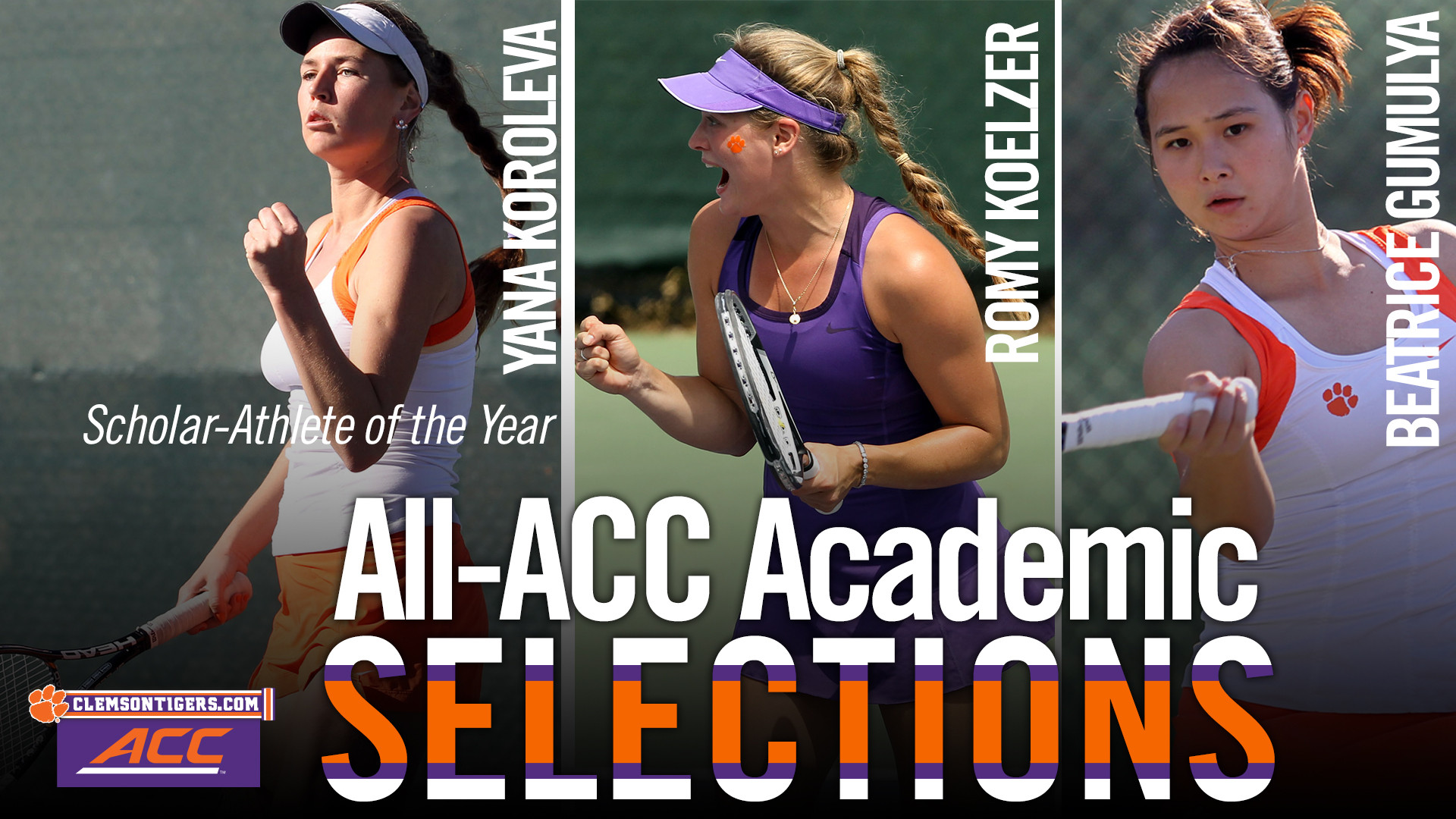 Koroleva Headlines All-ACC Academic Team as Scholar-Athlete of the Year