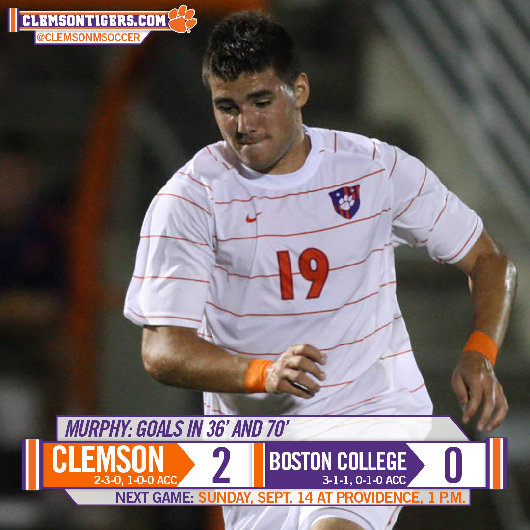 Clemson Defeats Boston College 2-0 Friday Night
