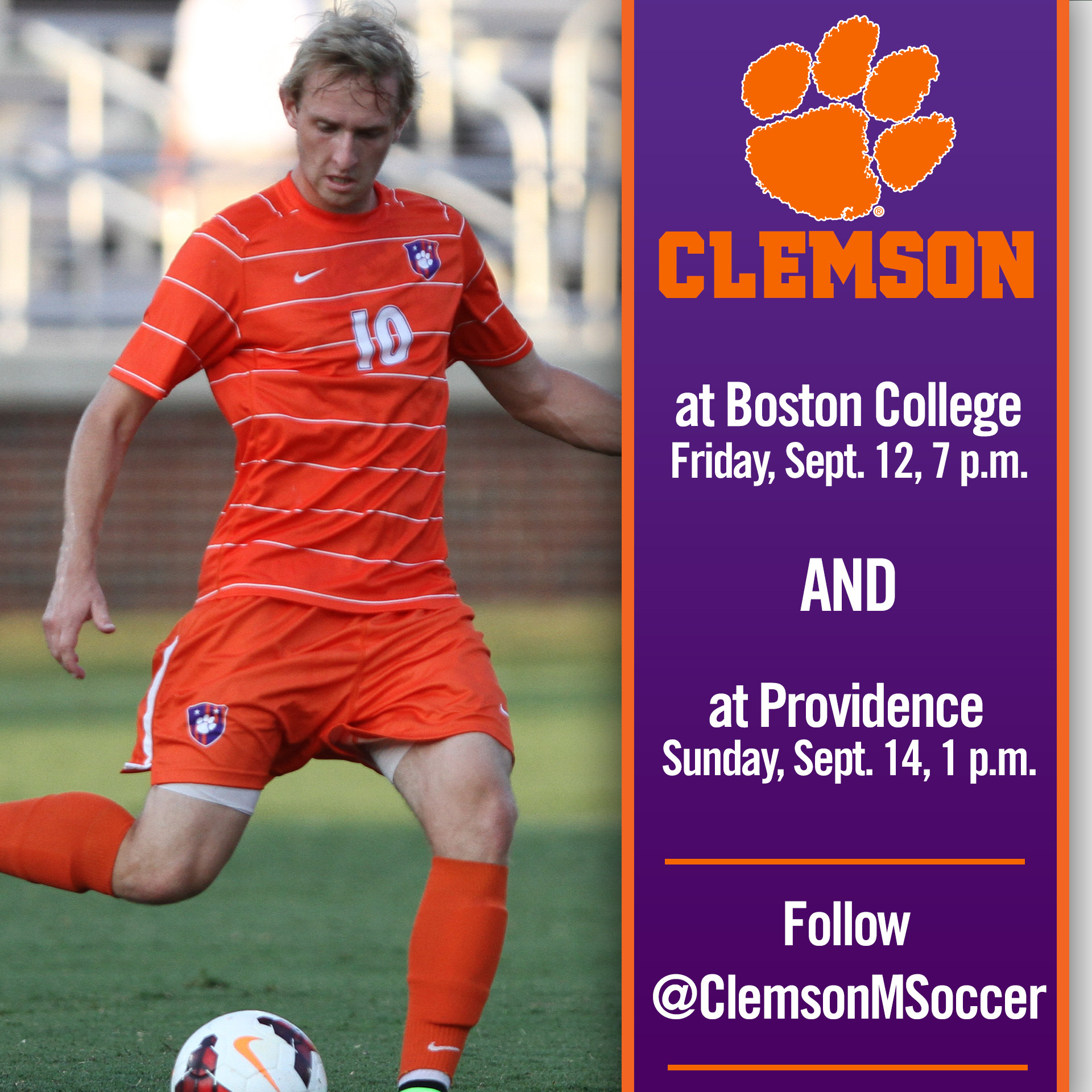 Clemson Heads North for Boston College, Providence this Weekend