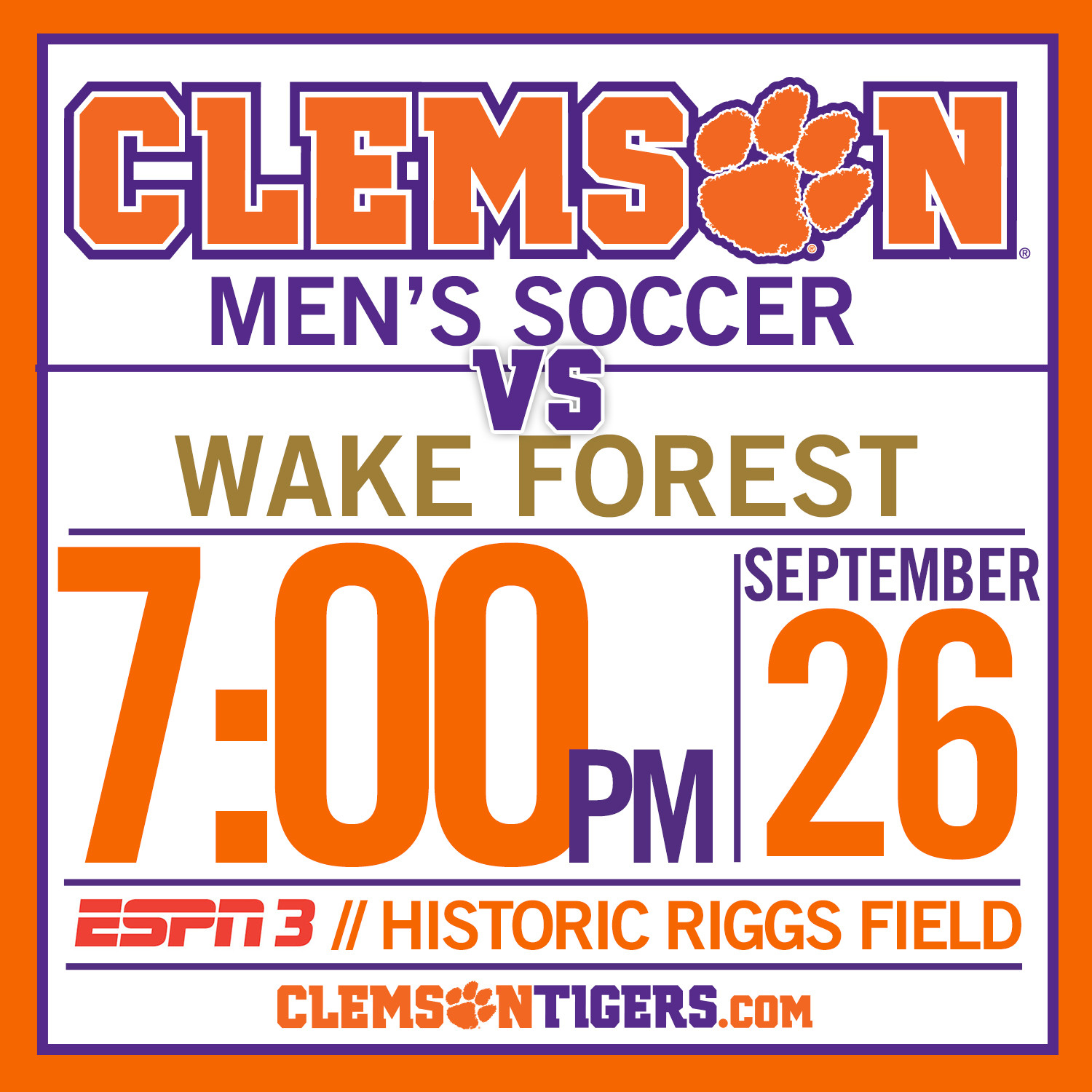 Clemson Hosts Wake Forest Friday, 1984 National Championship Team Returns