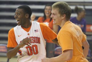 J Dew and half court shot winner Ryan Beck