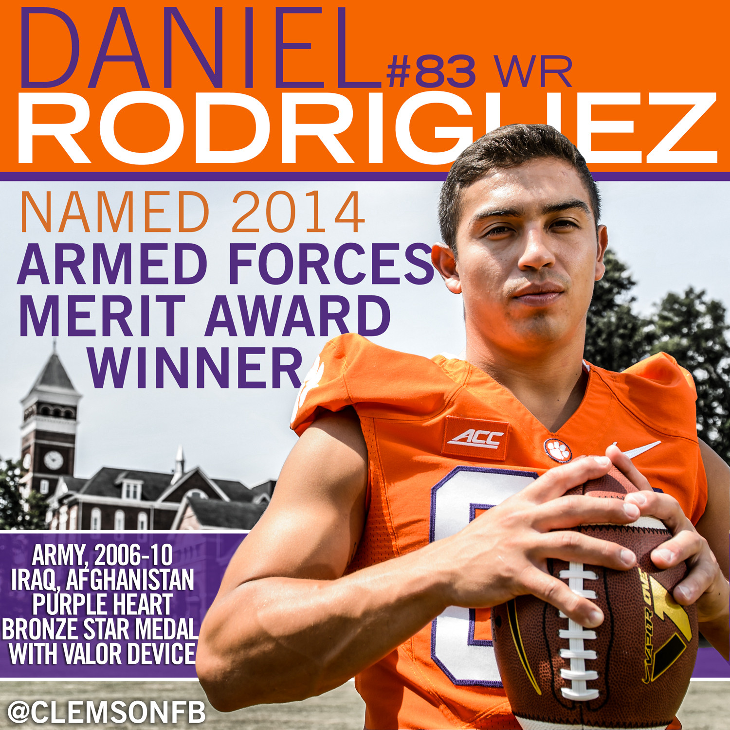 Rodriguez Honored With Armed Forces Merit Award