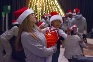 Men's and women's players treated local children to an unforgettable Christmas on Dec. 11 at Tiger Wonderland.