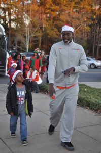Men's and women's players treated local children to an unforgettable Christmas on Dec. 11 at Tiger Wonderland.