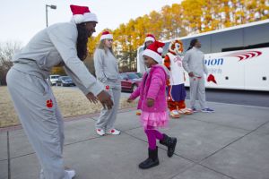 Men's and women's players treated local children to an unforgettable Christmas on Dec. 11 at Tiger Wonderland.