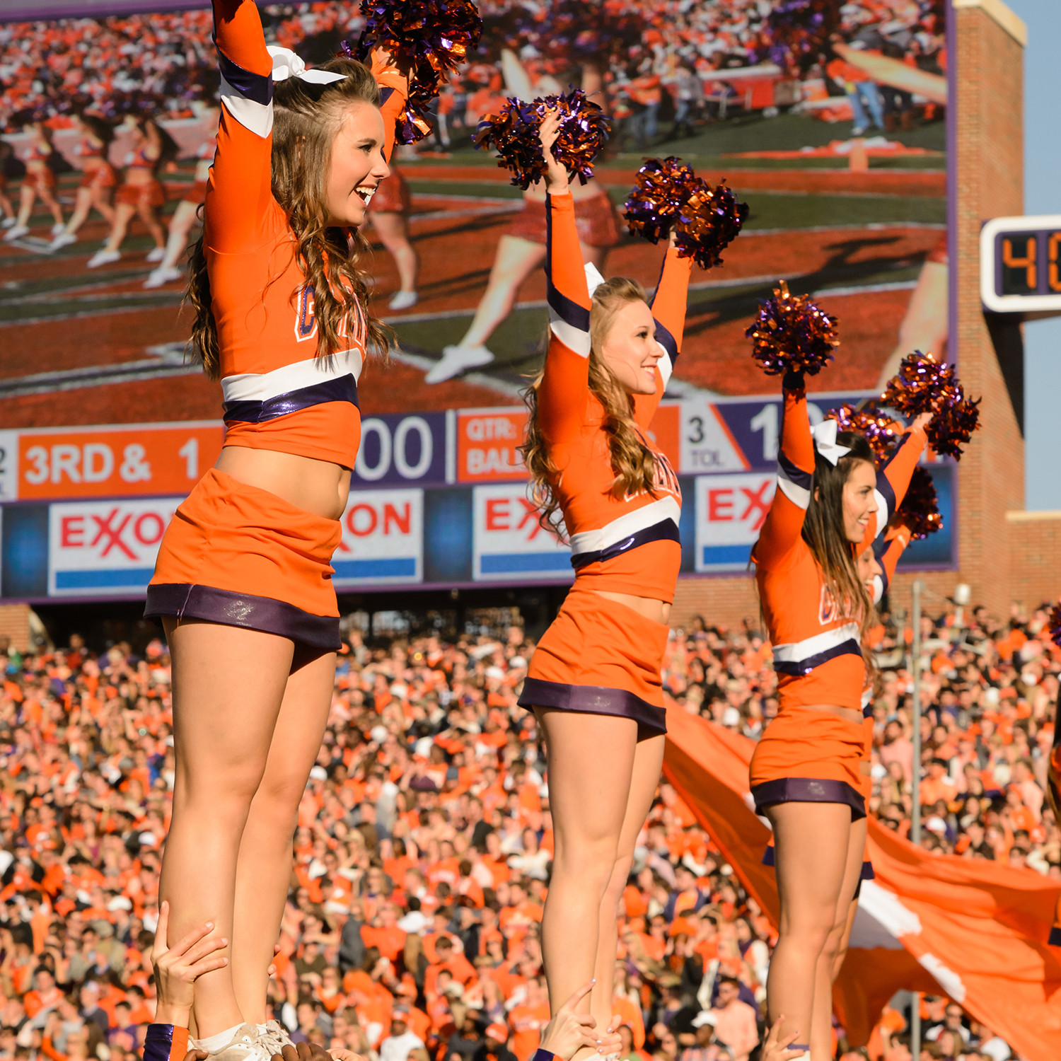 Clemson Cheer Places Fourth