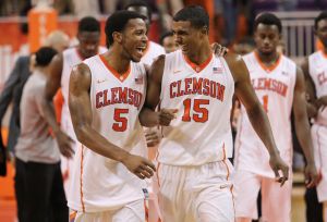 Jaron Blossomgame and Donte Grantham