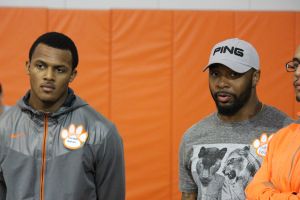 Deshaun Watson and former Clemson great Tajh Boyd