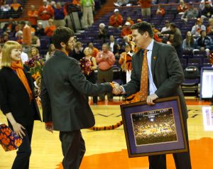 Senior manager Kenny Marchyshyn and Brad Brownell