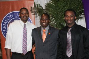 Damarcus Harrison, Steve Smith and Rod Hall