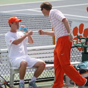 Assistant Coach John Boetsch and Hampton Drake