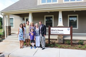 The Swinney and Metcalfe families in Serenity Village