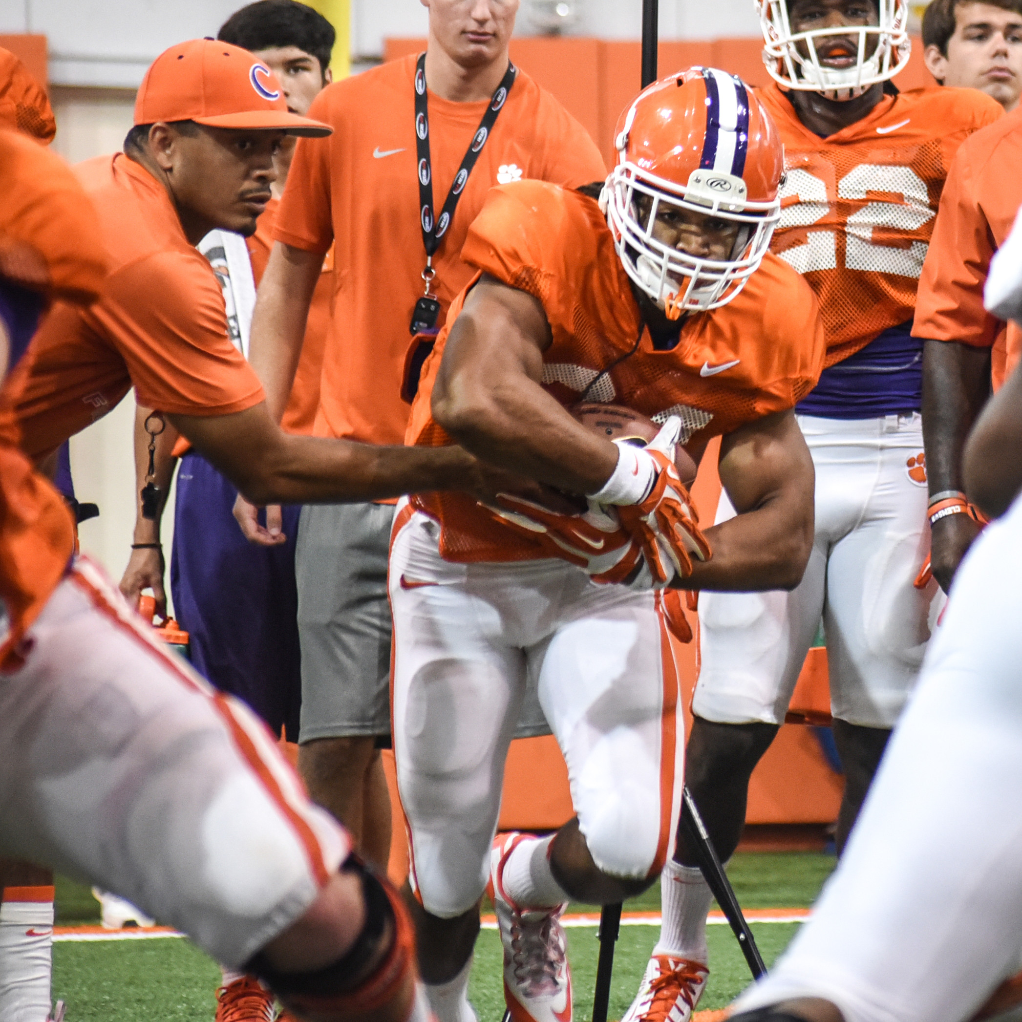 Tigers Hold Indoor Practice Tuesday