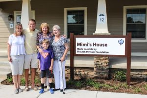 The Metcalfe family in Serenity Village