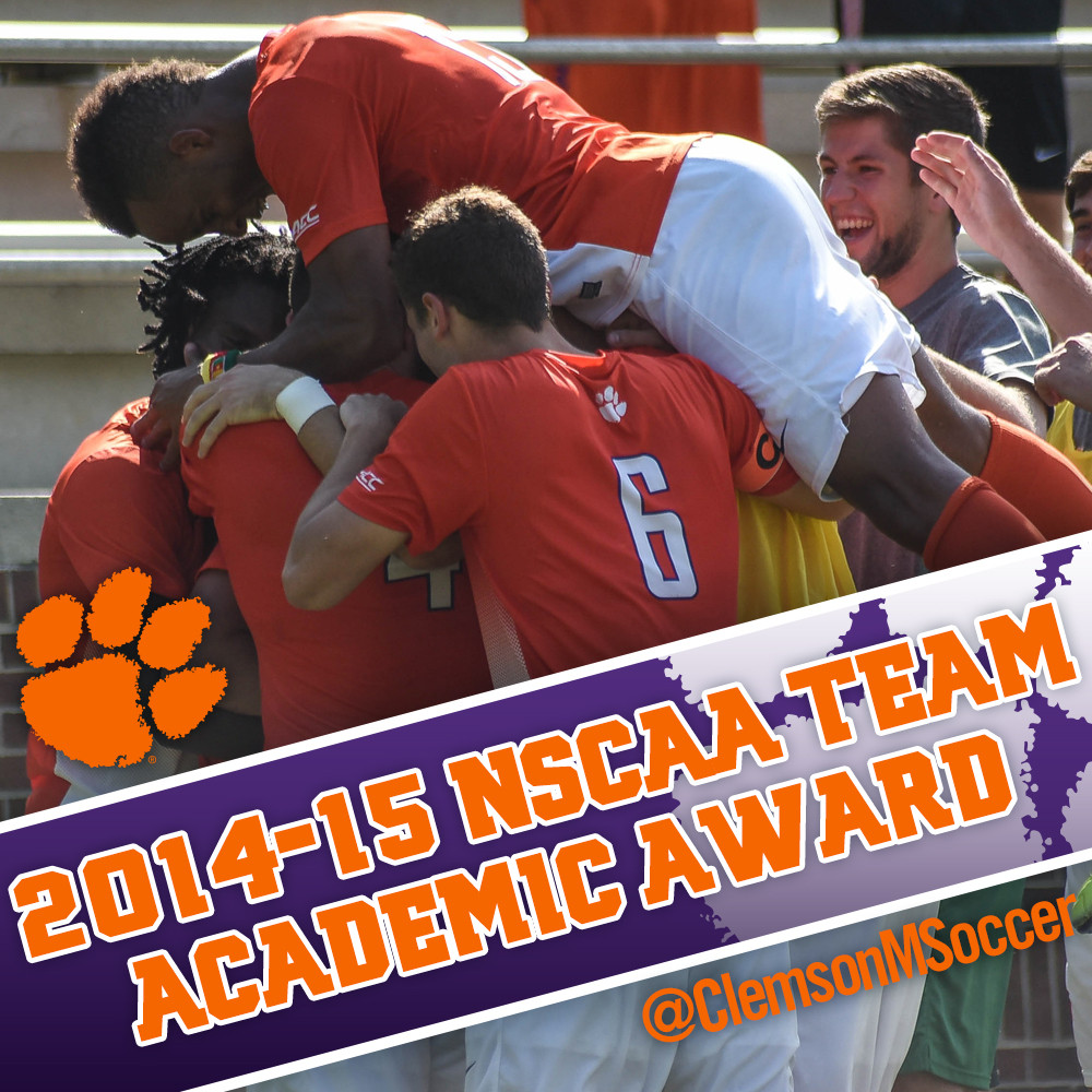 Clemson Men?s Soccer Team Earns NSCAA Team Academic Award