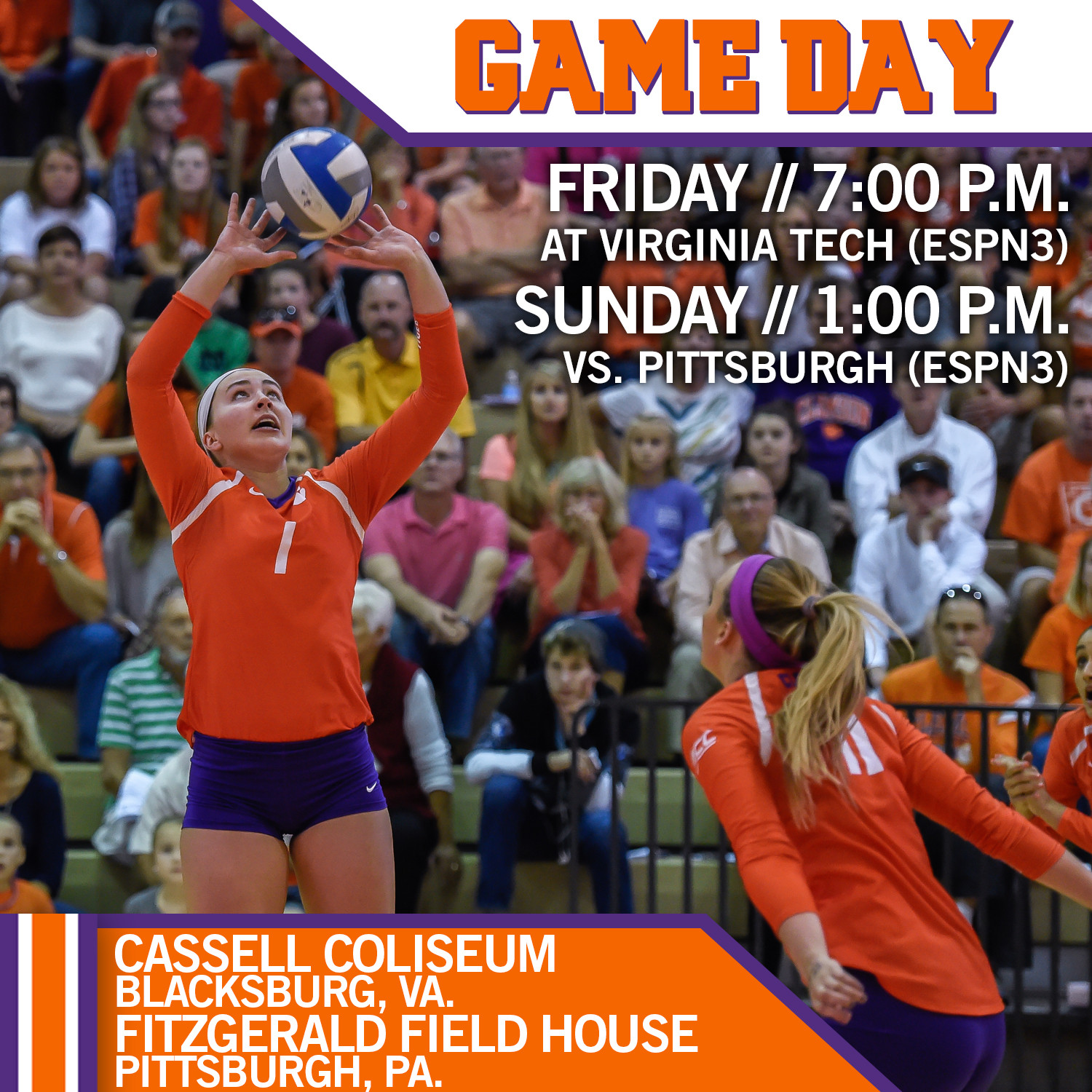 Tigers Head North For Second ACC Road Trip
