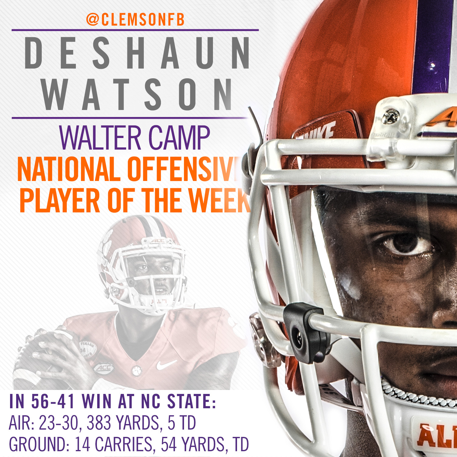 Watson National Player of the Week