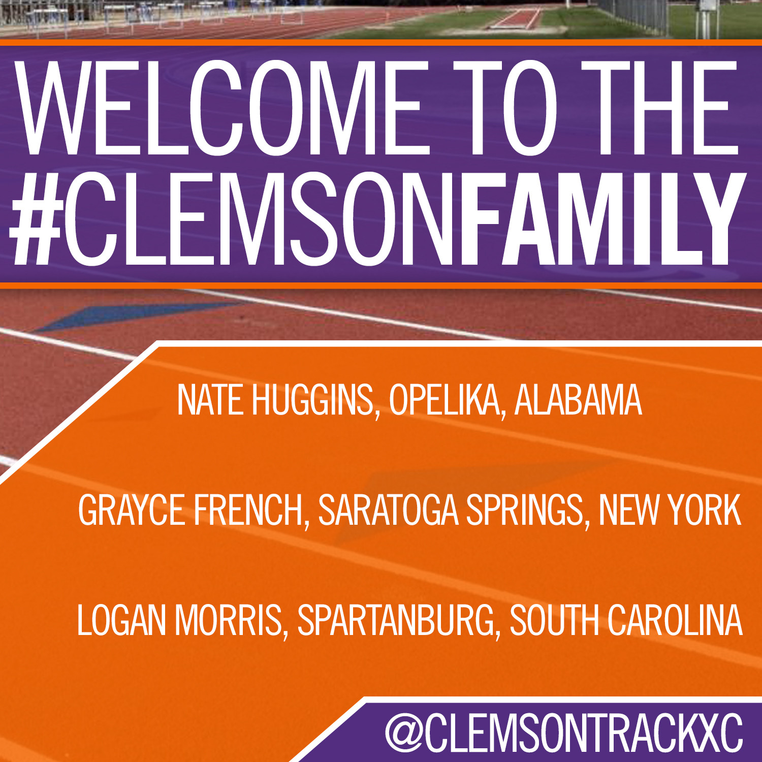 Track & Field Welcomes Three Signees To The Clemson Family