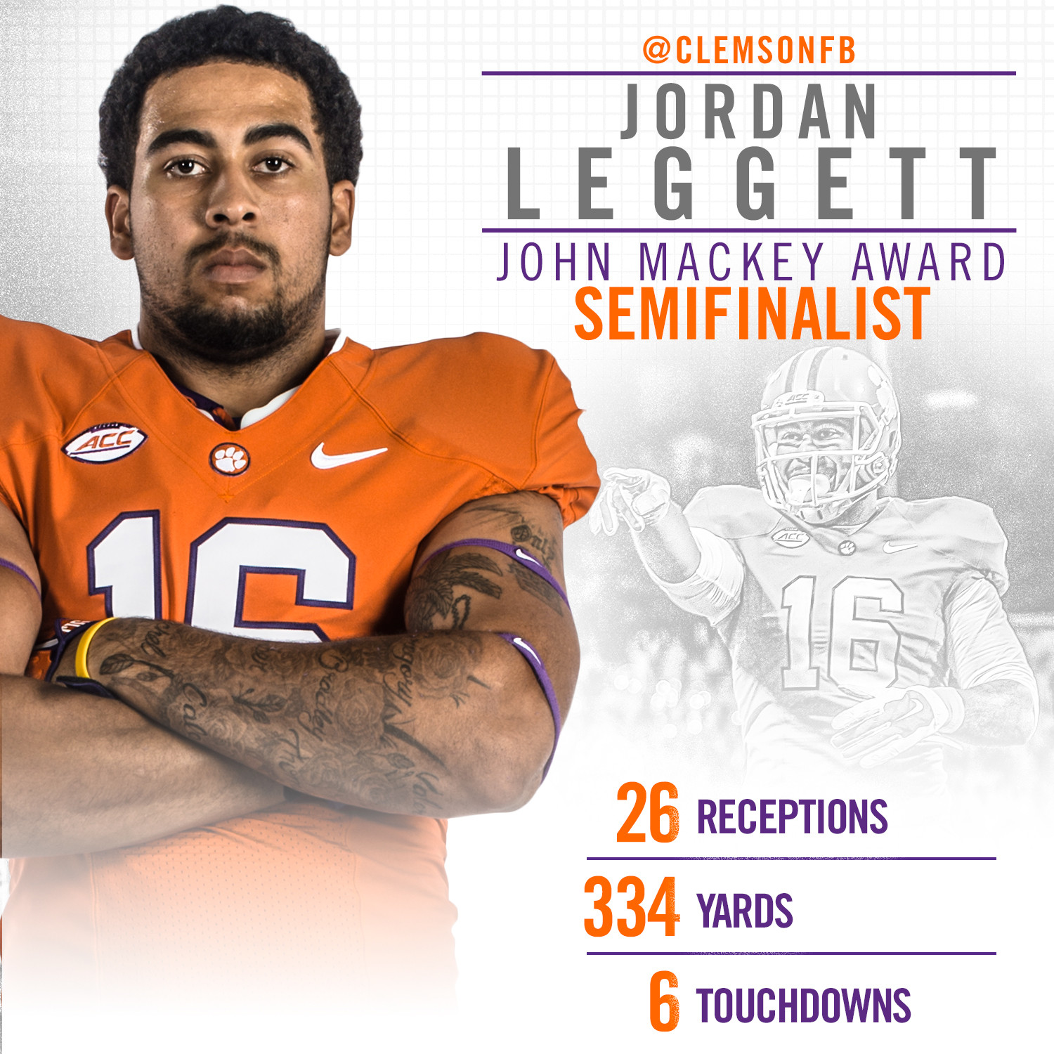 Leggett Semifinalist for Mackey Award