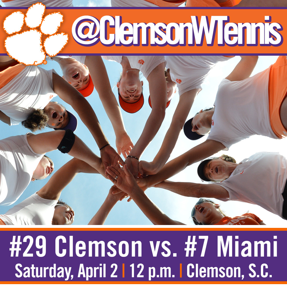 Tigers Host Top-10 Miami Saturday