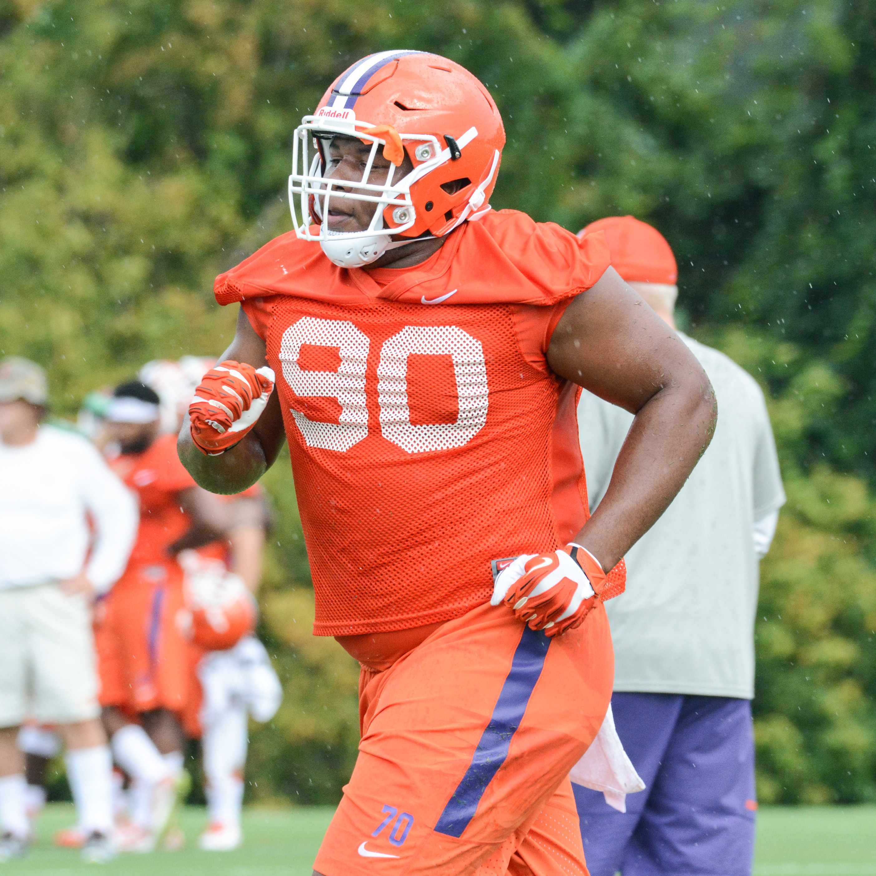 Clemson Holds Fourth Practice