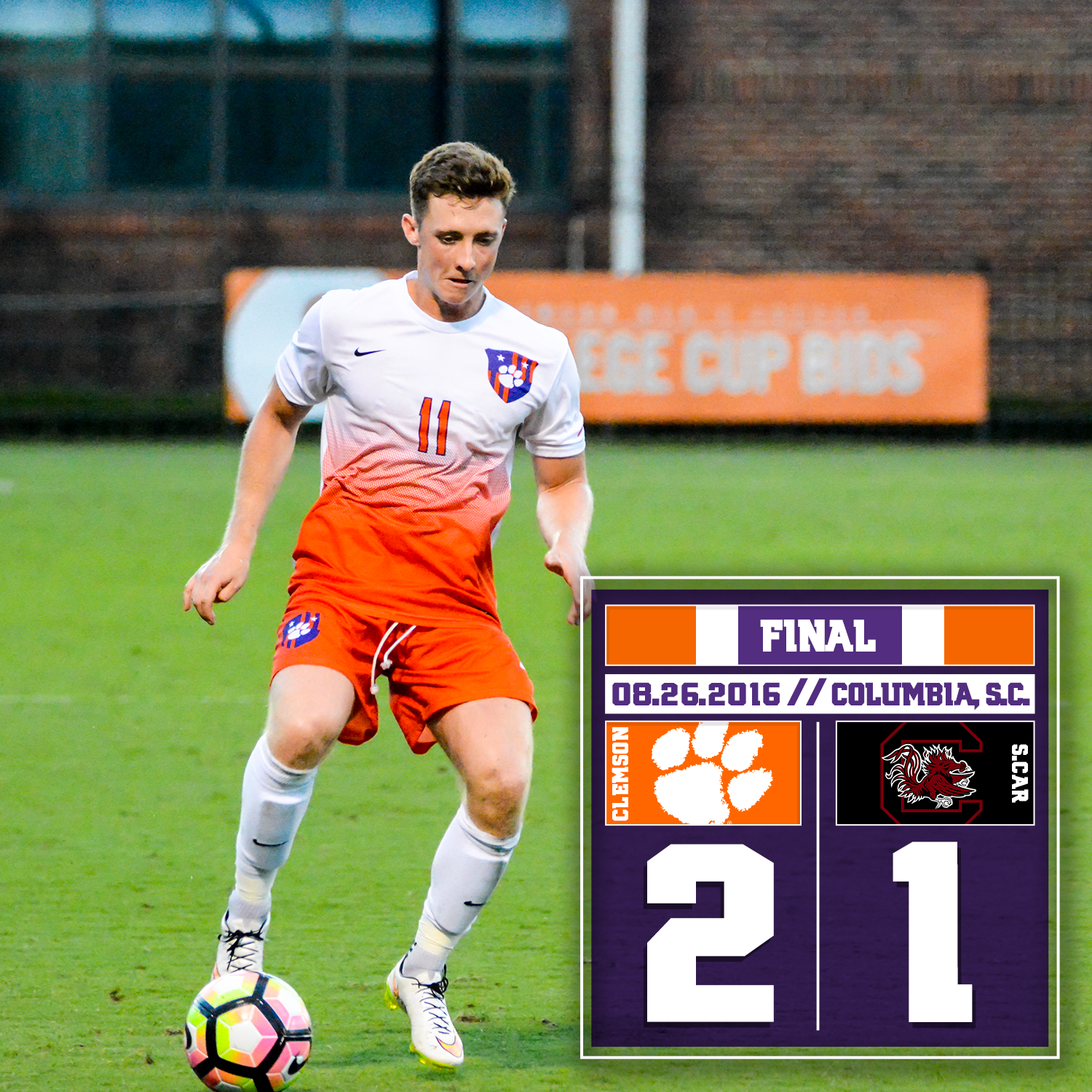 No. 3 Tigers Open Season With a 2-1 Victory Over No. 24 South Carolina in Columbia