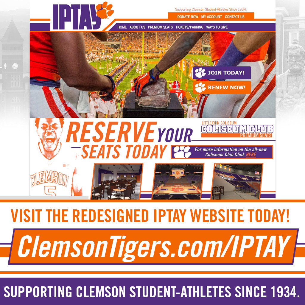 IPTAY Launches Redesigned Website