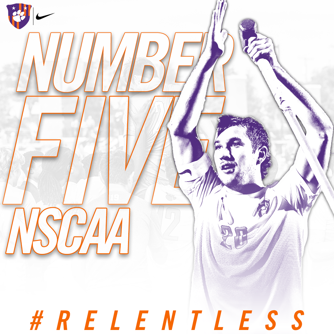 Clemson Ranked Fifth in Final NSCAA Poll