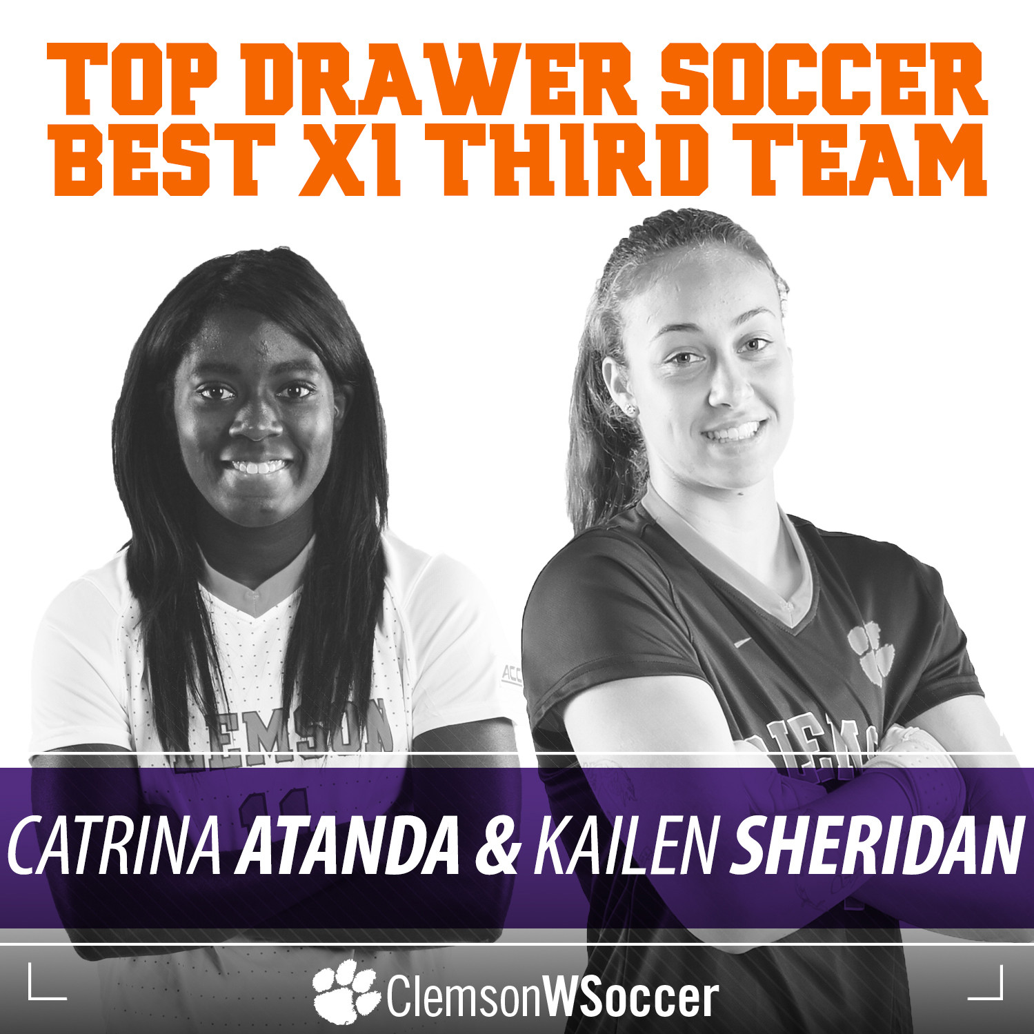 Atanda & Sheridan Named To Top Drawer Soccer Best XI Team