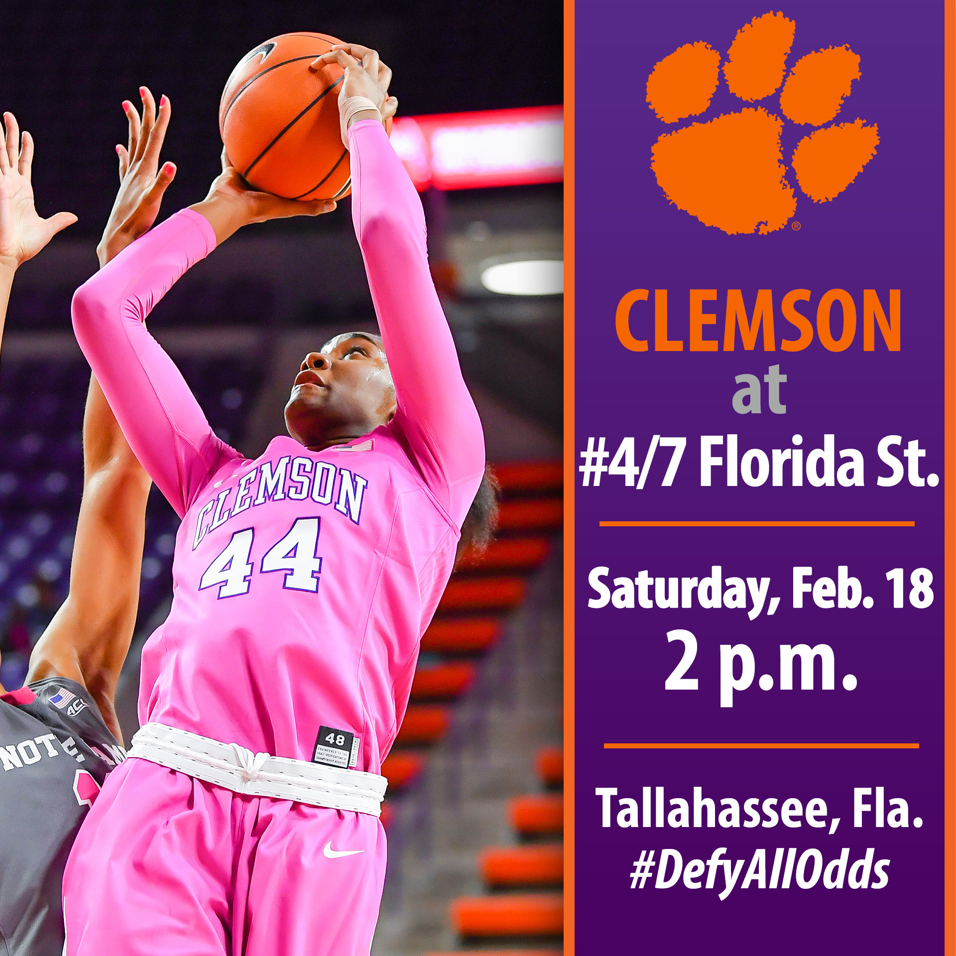 Tigers Travel to Tallahassee to Face No. 4/7 Florida State Saturday