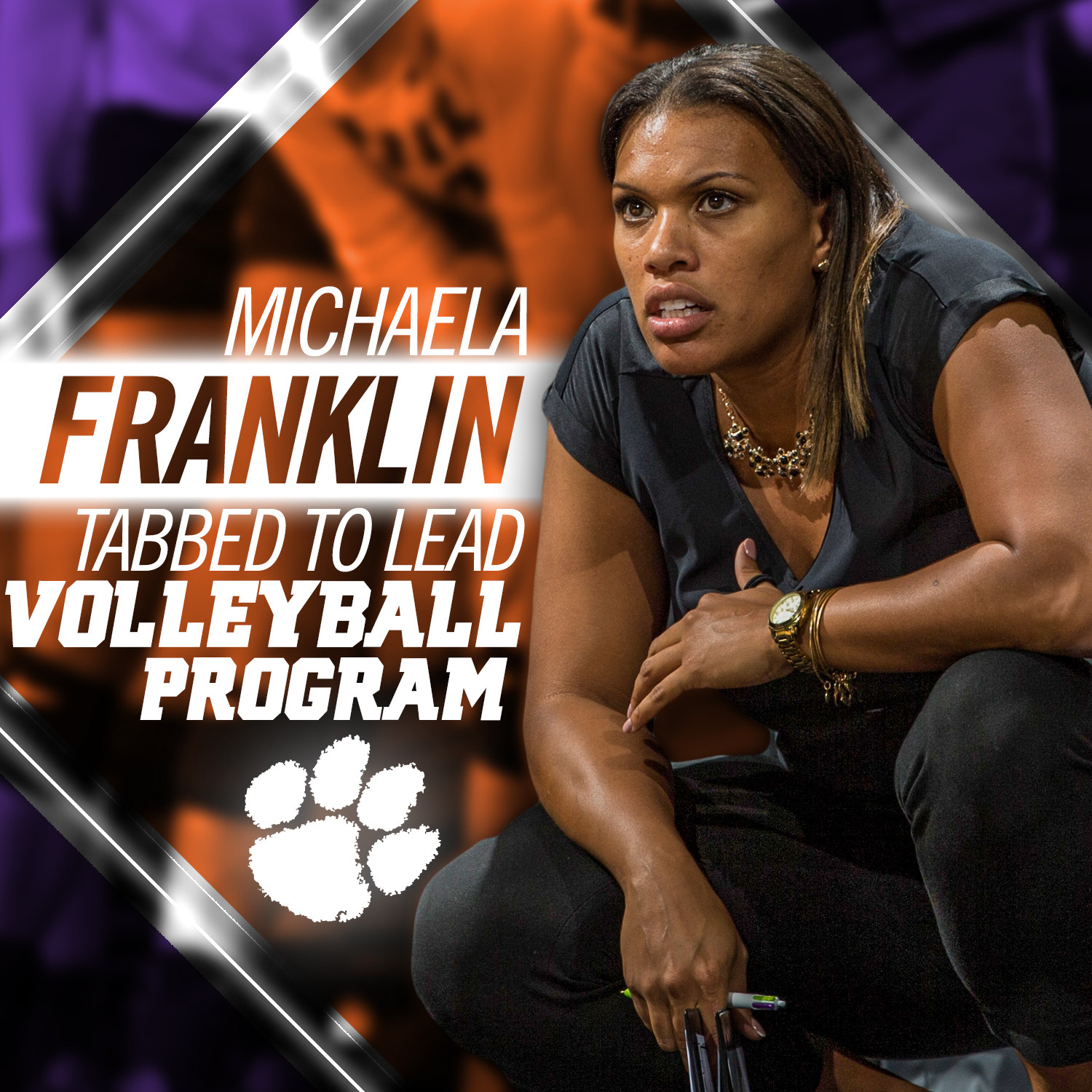 Michaela Franklin to Lead Clemson Volleyball