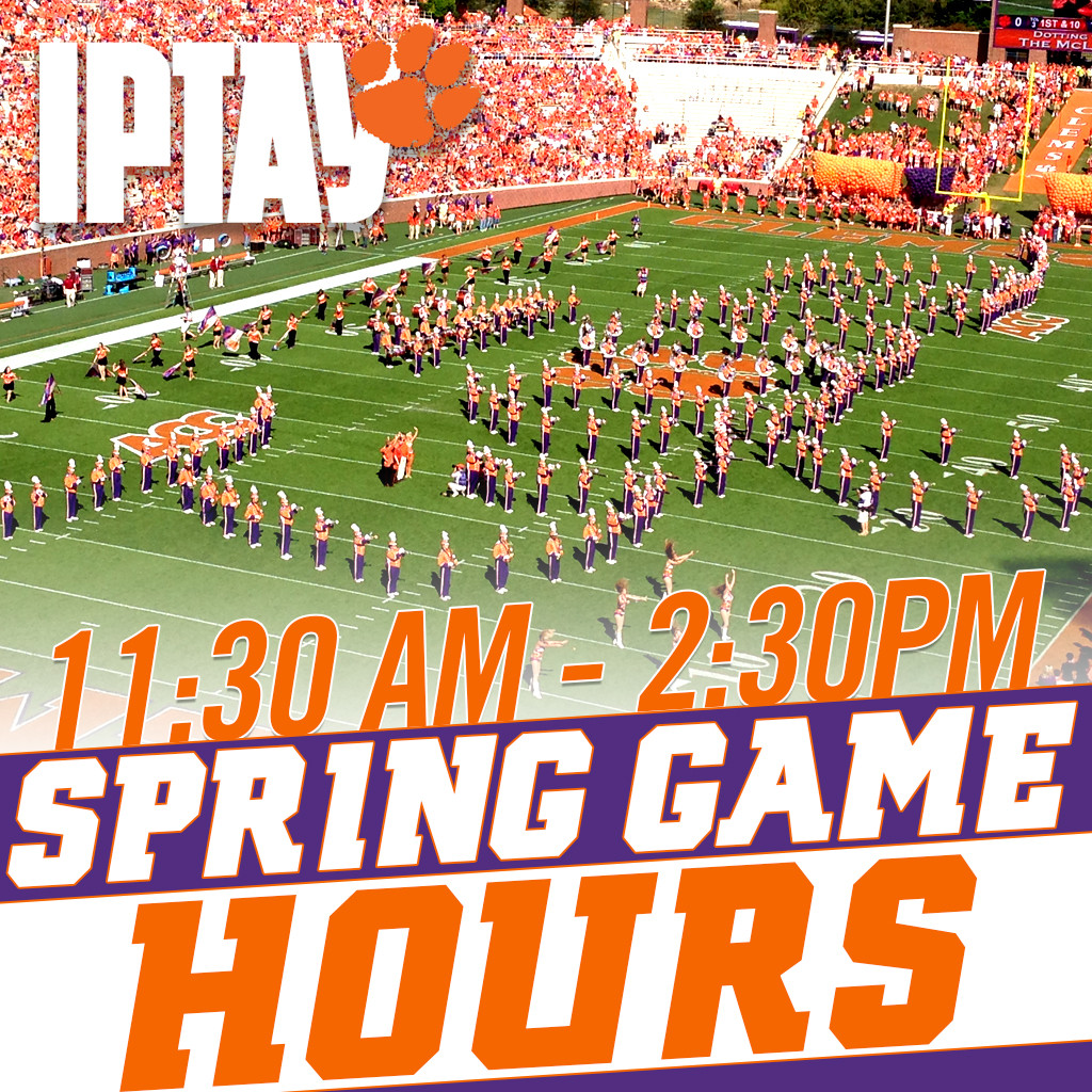 IPTAY Center Open Saturday, April 8 For Spring Football Game