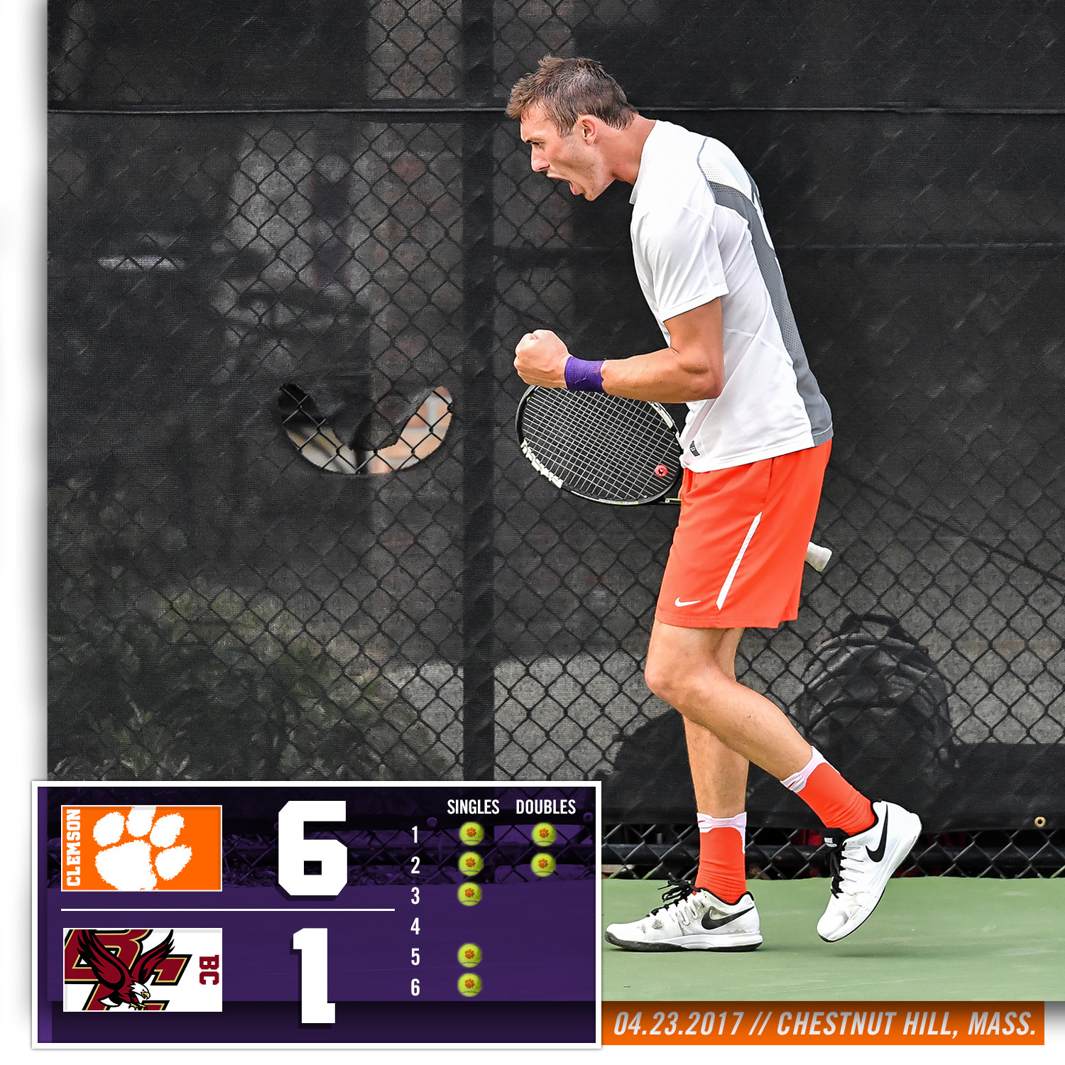 Clemson Victorious Over Boston College to Conclude Regular Season