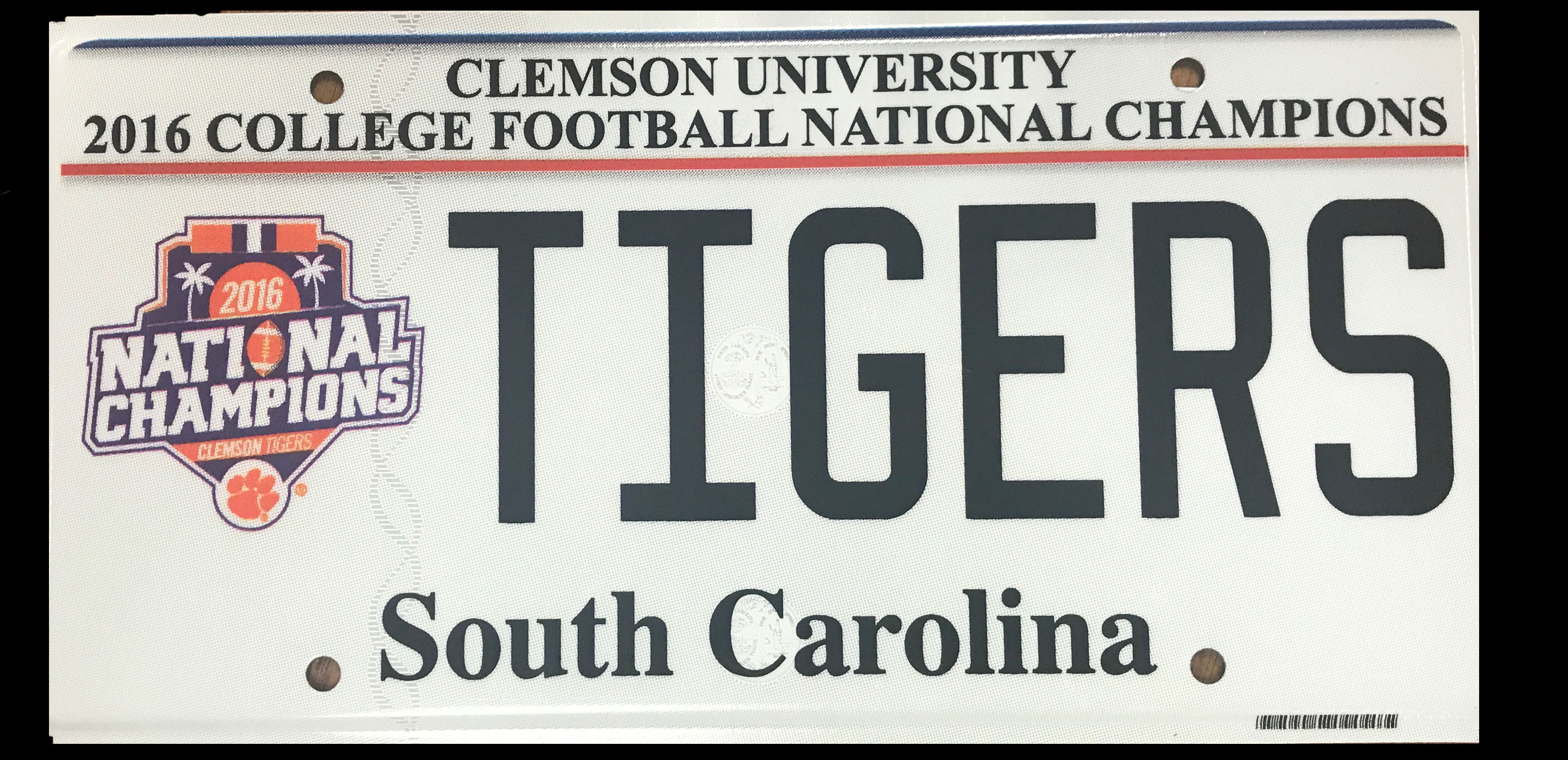 National Championship License Plate Available Through SC DMV