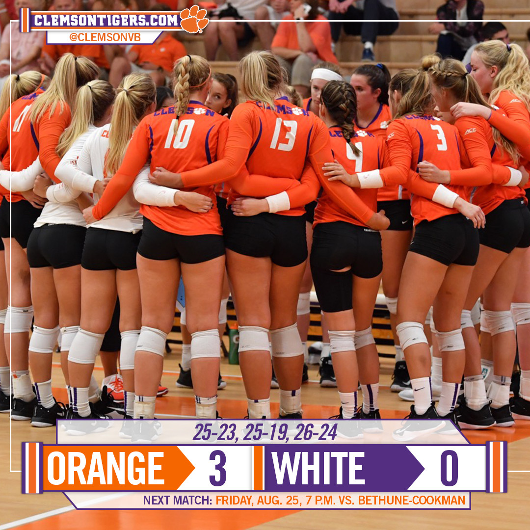 Orange Comes Out On Top In Scrimmage