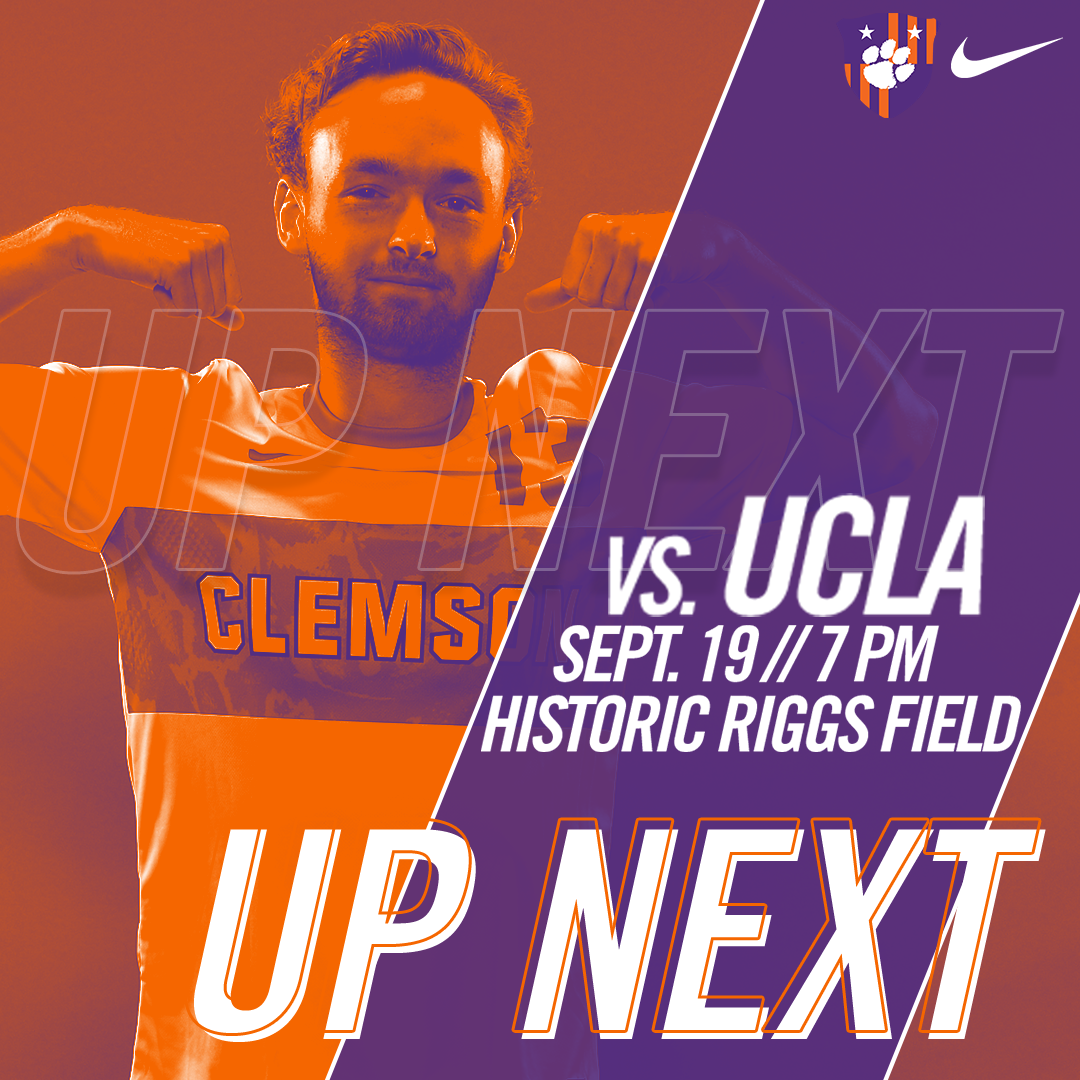 No. 10 Clemson Faces UCLA at Historic Riggs on Tuesday