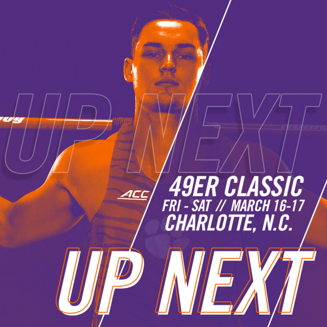 Clemson to Open Outdoor Season at Charlotte Friday & Saturday