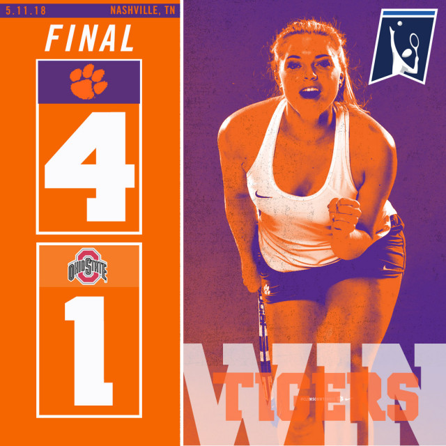 Clemson Upsets Ohio State 4-1 to Advance to NCAA Second Round