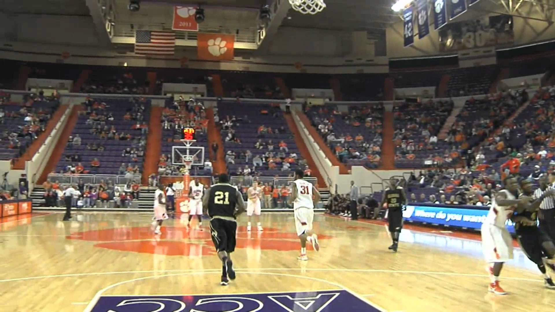 2011 Clemson Mens Basketball Highlights Vs Alabama State