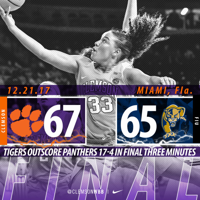 Tigers Fight for Exciting Comeback Win at FIU Thursday
