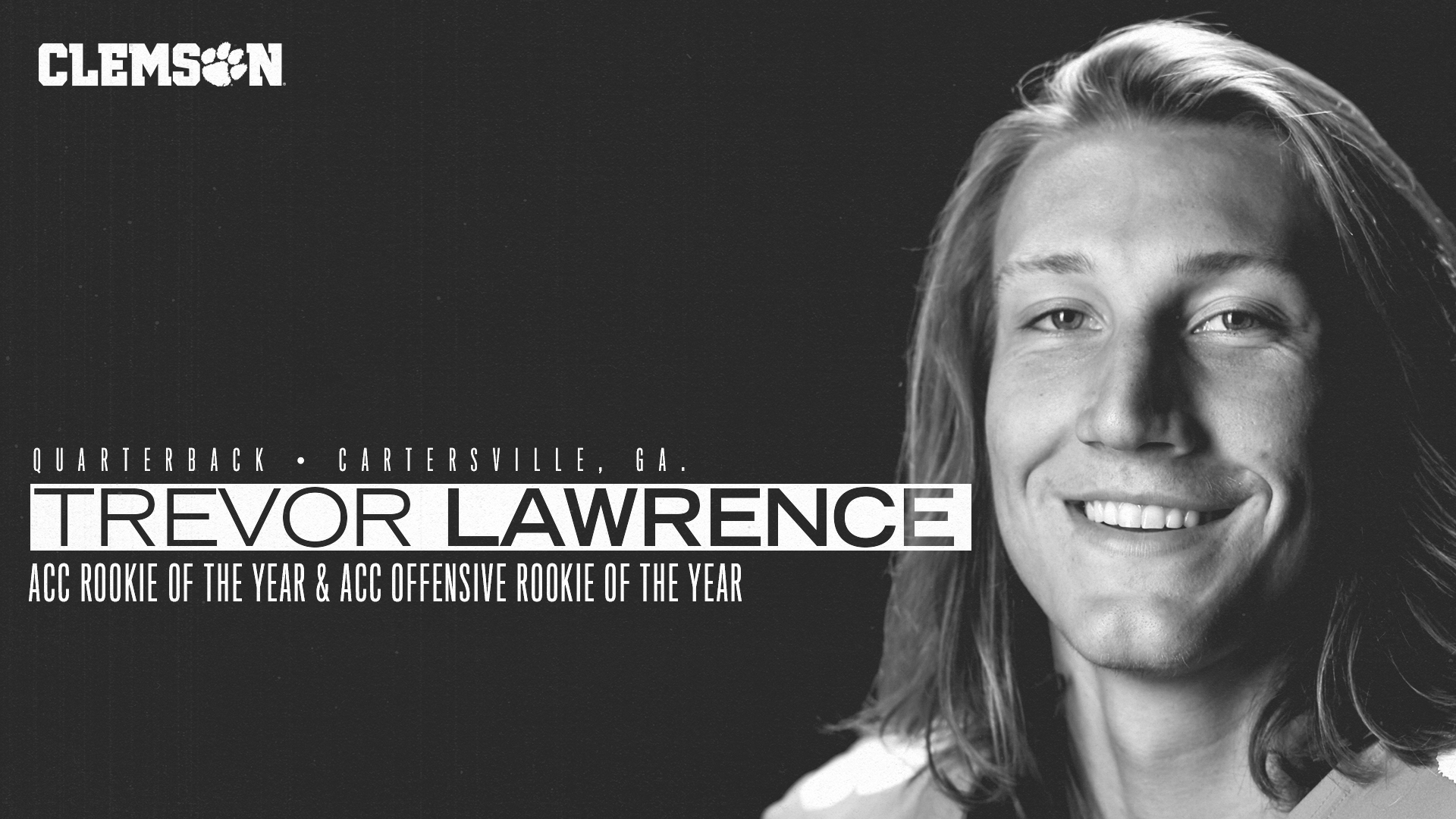 Trevor Lawrence Named ACC Rookie of the Year