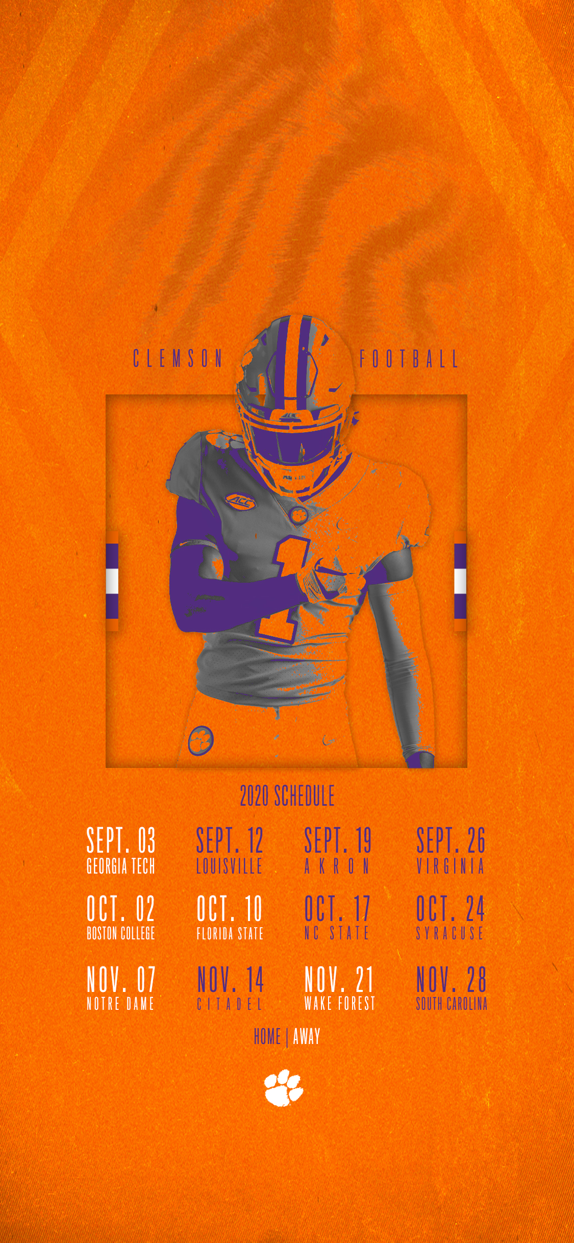 2020 Football Schedule Posters are Available at Kroger Locations