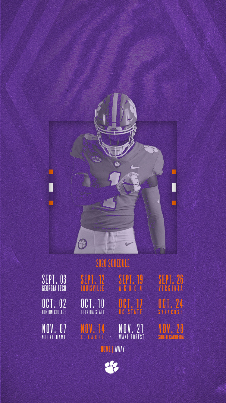 Clemson Announces 2020 Football Schedule Clemson Tigers Official Athletics Site