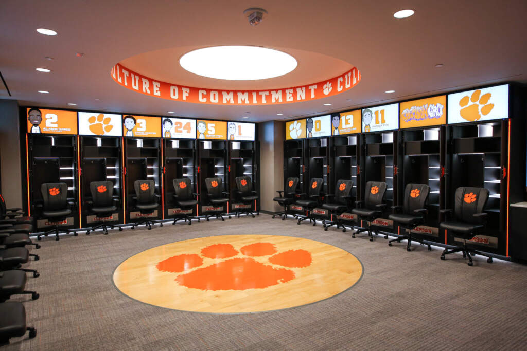 MBB: New Locker Room – Clemson Tigers Official Athletics Site