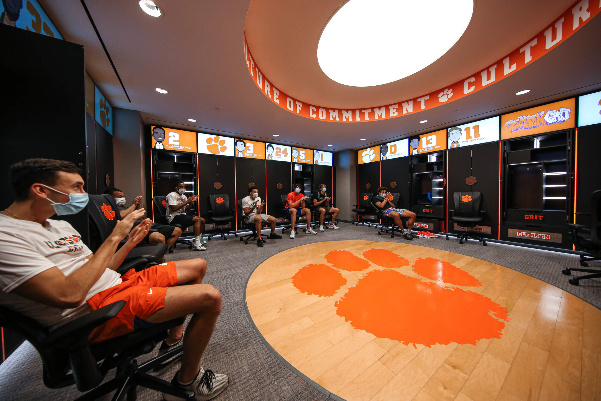 MBB: New Locker Room – Clemson Tigers Official Athletics Site